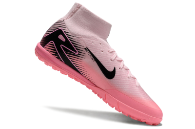 Nike Air Zoom Mercurial Superfly 10 Elite TF High-Tops Soccer Shoes - Pink/Black