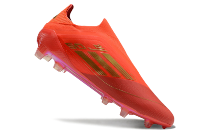 Adidas F50 Elite FG Low-Tops Soccer Cleats - Red/Gold