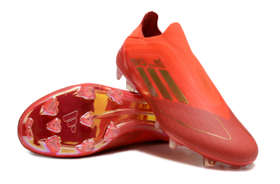 Adidas F50 Elite FG Low-Tops Soccer Cleats - Red/Gold