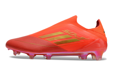 Adidas F50 Elite FG Low-Tops Soccer Cleats - Red/Gold