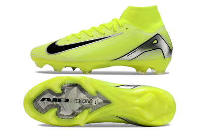 Nike Air Zoom Mercurial Superfly 16 Elite FG High-Tops Soccer Cleats - Yellow/Sliver/Black