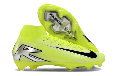 Nike Air Zoom Mercurial Superfly 16 Elite FG High-Tops Soccer Cleats - Yellow/Sliver/Black