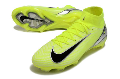 Nike Air Zoom Mercurial Superfly 16 Elite FG High-Tops Soccer Cleats - Yellow/Sliver/Black
