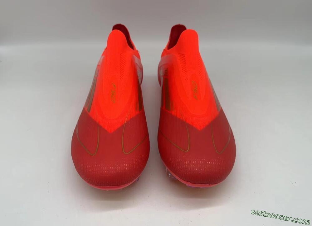 Adidas F50 Elite FG Low-Tops Soccer Cleats - Red/Gold