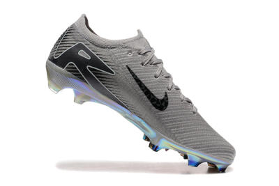 Nike Air Zoom Mercurial Vapor 16 Elite FG Low-Tops Soccer Cleats - Grey/Black/White/Gold
