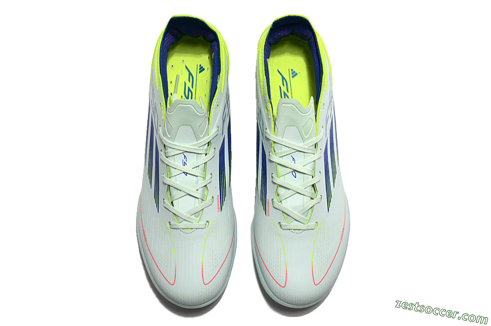 Adidas F50 Elite TF Low-Tops Soccer Shoes - Jade/Blue/Yellow 4