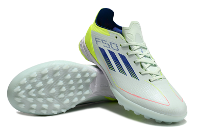 Adidas F50 Elite TF Low-Tops Soccer Shoes - Jade/Blue/Yellow