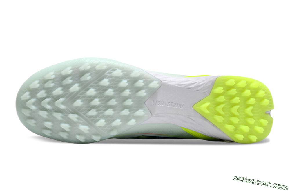 Adidas F50 Elite TF Low-Tops Soccer Shoes - Jade/Blue/Yellow 6