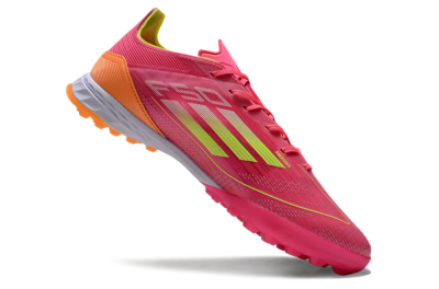 Adidas F50 Elite TF Low-Tops Soccer Shoes - Pink/Yellow/Orange
