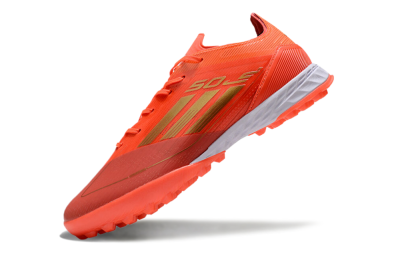 Adidas F50 Elite TF Low-Tops Soccer Shoes - Red/Gold/White