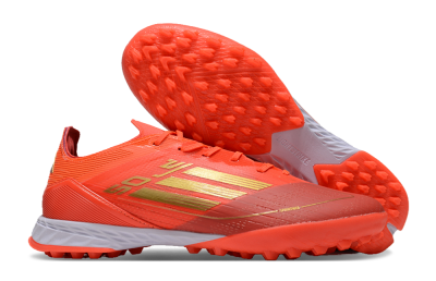 Adidas F50 Elite TF Low-Tops Soccer Shoes - Red/Gold/White