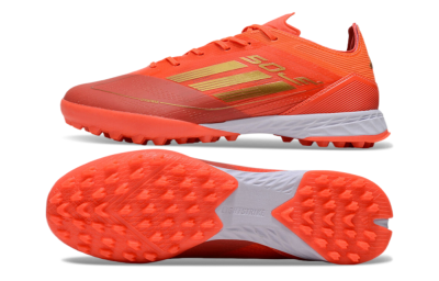 Adidas F50 Elite TF Low-Tops Soccer Shoes - Red/Gold/White