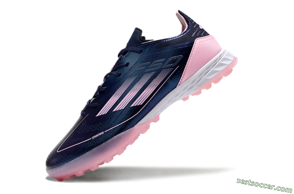 Adidas F50 Elite TF Low-Tops Soccer Shoes - Blue/Pink/White 5
