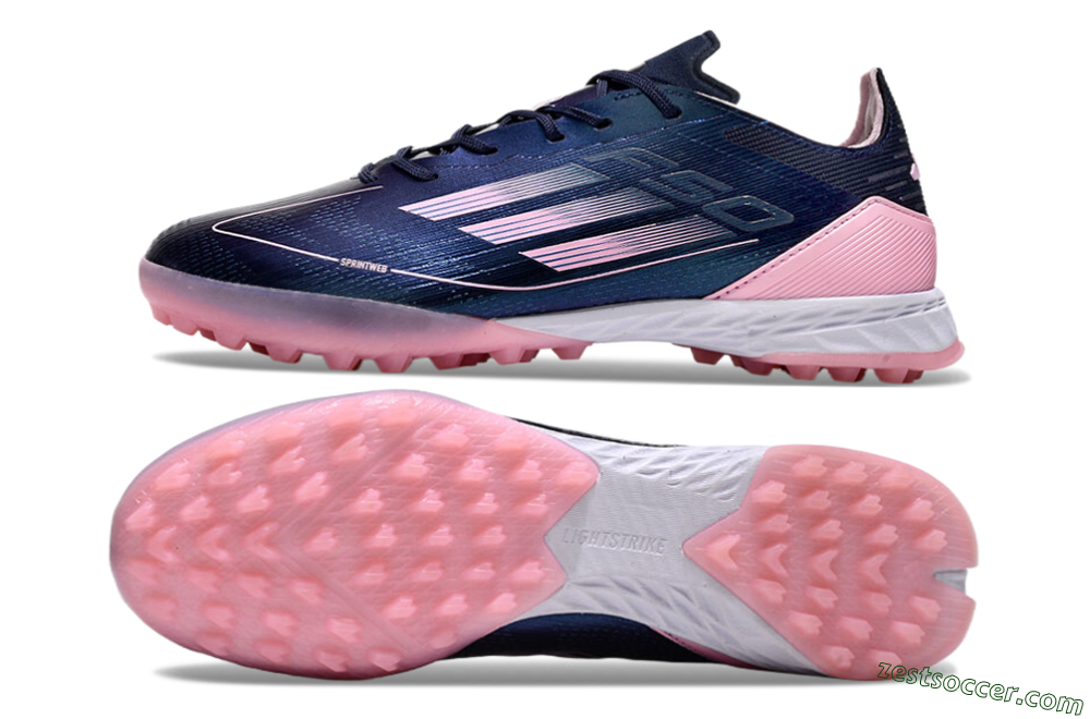 Adidas F50 Elite TF Low-Tops Soccer Shoes - Blue/Pink/White 1