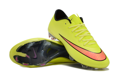 Nike Mercurial Vapor 10 FG Low-Tops Soccer Cleats - Yellow/Black/Red