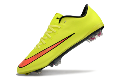 Nike Mercurial Vapor 10 FG Low-Tops Soccer Cleats - Yellow/Black/Red