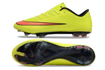 Nike Mercurial Vapor 10 FG Low-Tops Soccer Cleats - Yellow/Black/Red