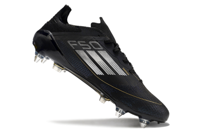 Adidas F50 Elite SG Low-Tops Soccer Cleats - Black/White