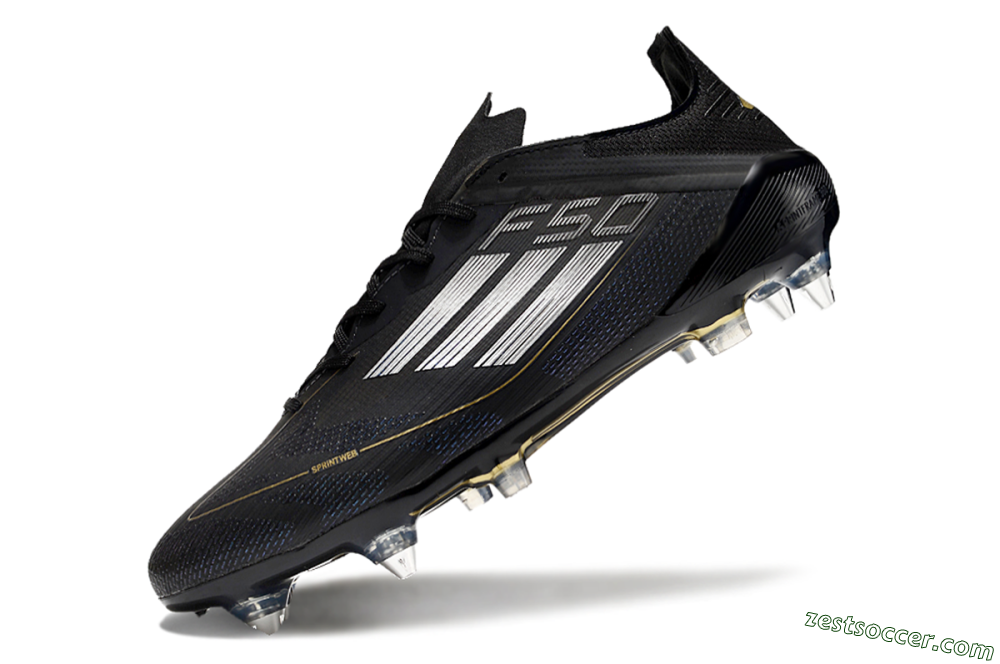 Adidas F50 Elite SG Low-Tops Soccer Cleats - Black/White 5