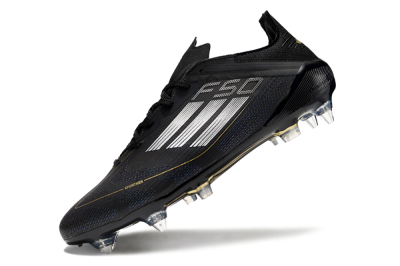 Adidas F50 Elite SG Low-Tops Soccer Cleats - Black/White