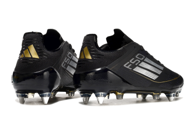 Adidas F50 Elite SG Low-Tops Soccer Cleats - Black/White