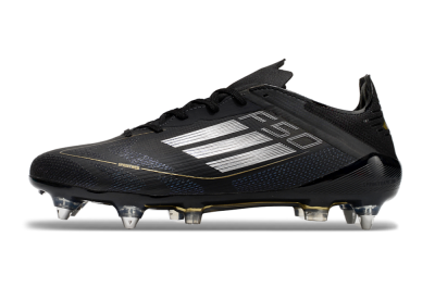 Adidas F50 Elite SG Low-Tops Soccer Cleats - Black/White