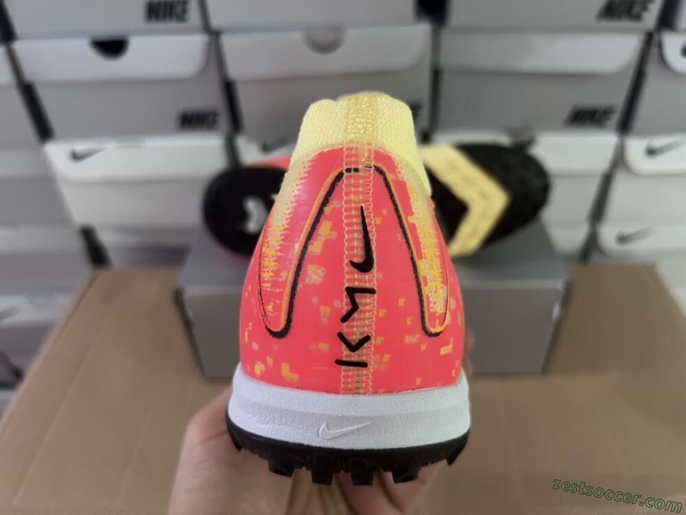Nike Air Zoom Mercurial Vapor 16 Elit TF Low-Tops Soccer Shoes - Yellow/Black/Red
