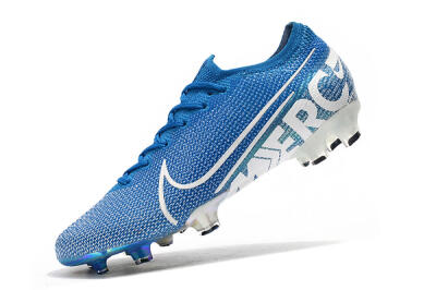 Nike Mercurial Vapor 13 Elite FG Low-Tops Soccer Cleats - Blue/White