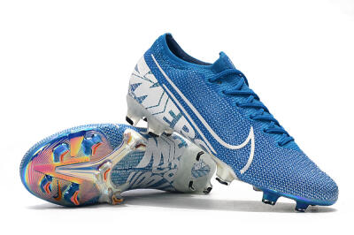 Nike Mercurial Vapor 13 Elite FG Low-Tops Soccer Cleats - Blue/White
