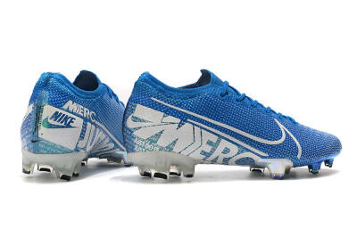 Nike Mercurial Vapor 13 Elite FG Low-Tops Soccer Cleats - Blue/White