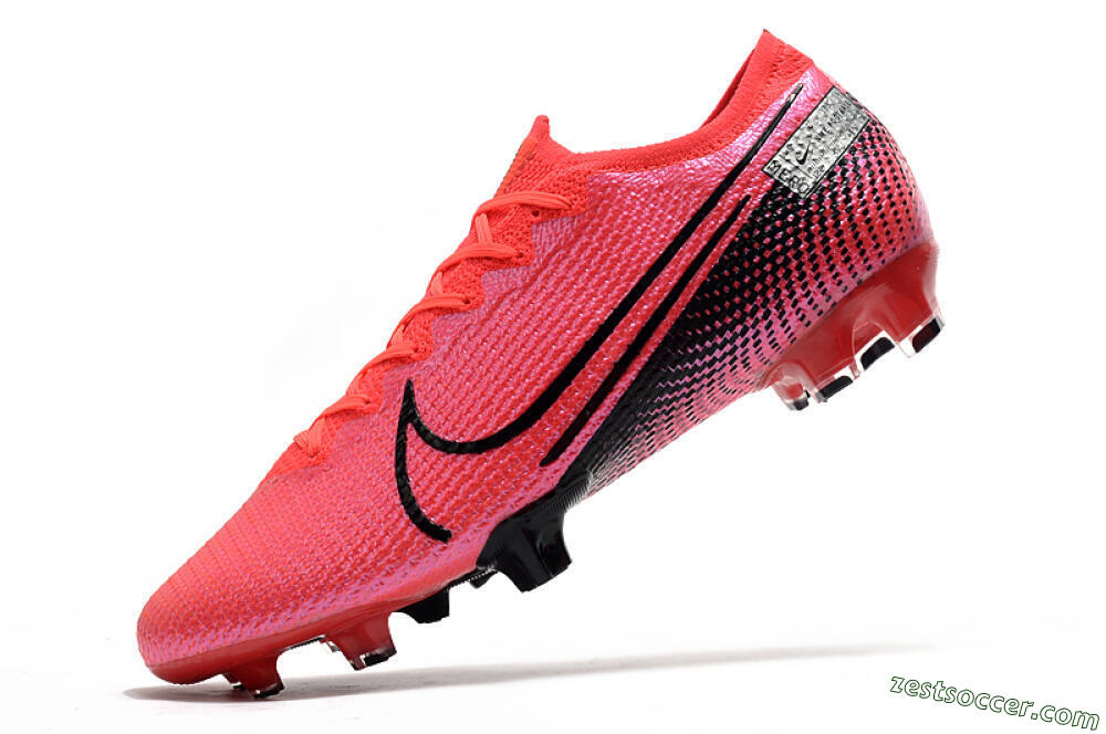 Nike Mercurial Vapor 13 Elite FG Low-Tops Soccer Cleats - Red/Black 5