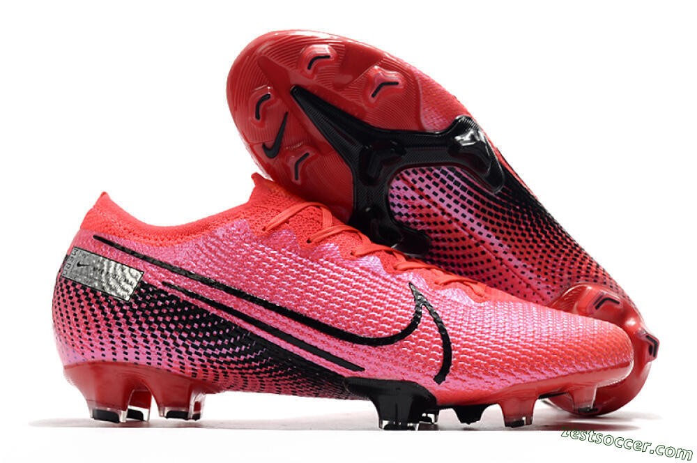 Nike Mercurial Vapor 13 Elite FG Low-Tops Soccer Cleats - Red/Black 0