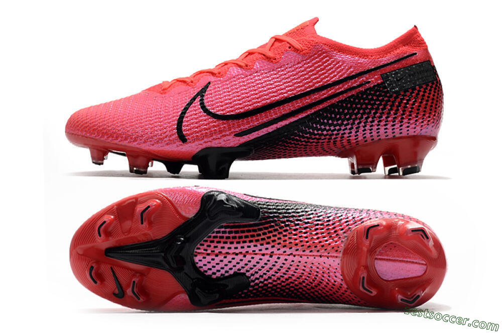 Nike Mercurial Vapor 13 Elite FG Low-Tops Soccer Cleats - Red/Black 1