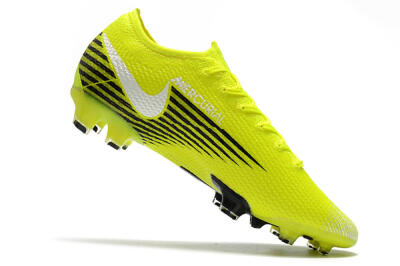 Nike Mercurial Vapor 13 Elite FG Low-Tops Soccer Cleats - Yellow/White/Black