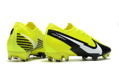 Nike Mercurial Vapor 13 Elite FG Low-Tops Soccer Cleats - Yellow/White/Black