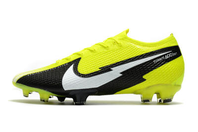 Nike Mercurial Vapor 13 Elite FG Low-Tops Soccer Cleats - Yellow/White/Black