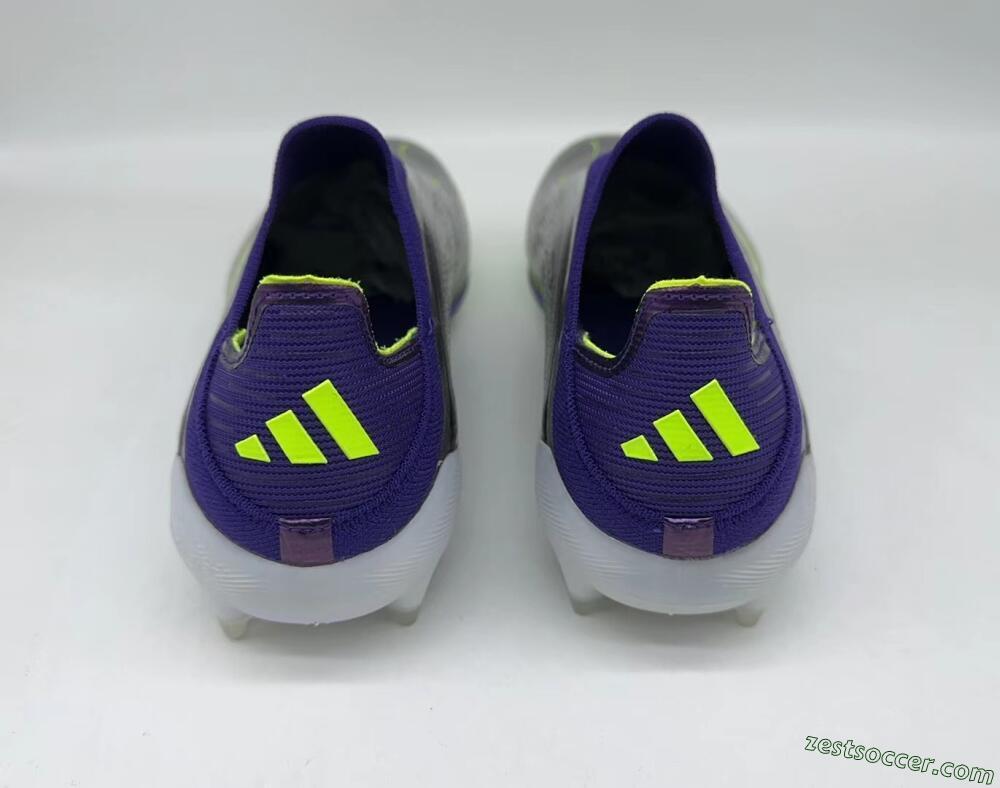 Adidas F50+ Lightstrike Pro FG Low-Tops Soccer Cleats - Purple/Yellow/Blue