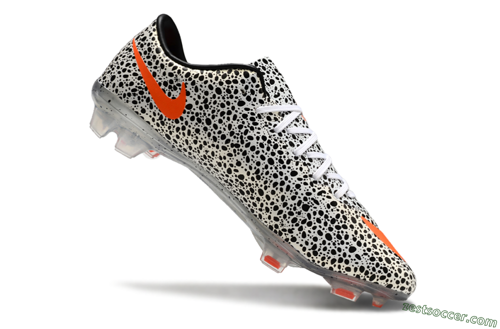 Nike Mercurial Vapor 10 FG Low-Tops Soccer Cleats - Black/White/Red 4