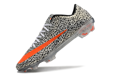 Nike Mercurial Vapor 10 FG Low-Tops Soccer Cleats - Black/White/Red