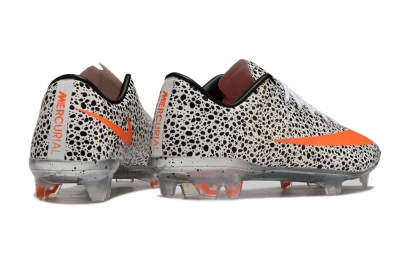 Nike Mercurial Vapor 10 FG Low-Tops Soccer Cleats - Black/White/Red