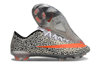Nike Mercurial Vapor 10 FG Low-Tops Soccer Cleats - Black/White/Red