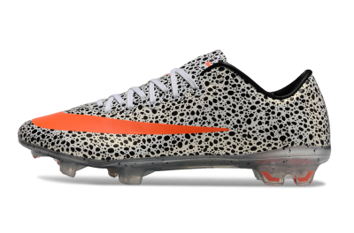 Nike Mercurial Vapor 10 FG Low-Tops Soccer Cleats - Black/White/Red