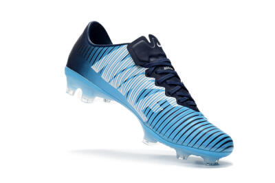 Nike Mercurial Vapor 11 FG Low-Tops Soccer Cleats - Blue/White/Black