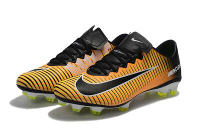 Nike Mercurial Vapor 11 FG Low-Tops Soccer Cleats - Orange/Black/White