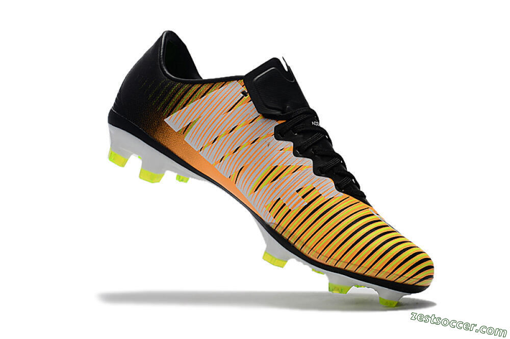 Nike Mercurial Vapor 11 FG Low-Tops Soccer Cleats - Orange/Black/White 7