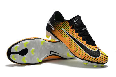 Nike Mercurial Vapor 11 FG Low-Tops Soccer Cleats - Orange/Black/White