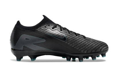 Nike Air Zoom Mercurial Vapor 16 Elite AG Low-Tops Soccer Cleats - Black/Grey/Blue