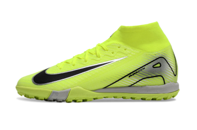 Nike Air Zoom Mercurial Superfly 10 Elite TF High-Tops Soccer Shoes - Yellow/Silver/Black