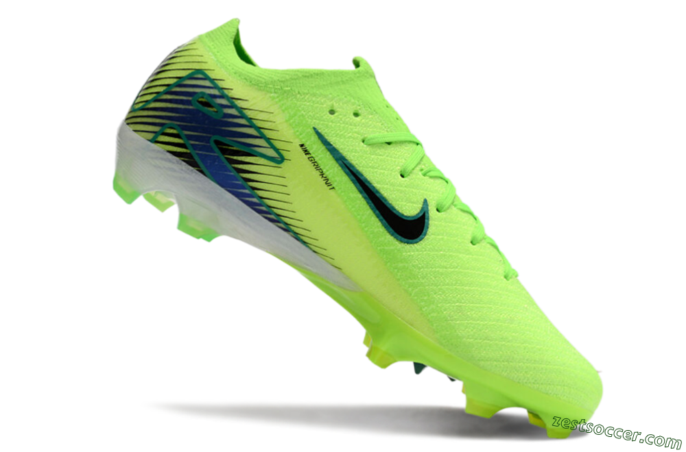 Nike Air Zoom Mercurial Vapor 16 Elite FG Low-Tops Soccer Cleats - Green/Black 4