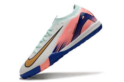 Nike Air Zoom Mercurial Vapor 16 Elite TF Low-Tops Soccer Shoes - Jade/Pink/Blue